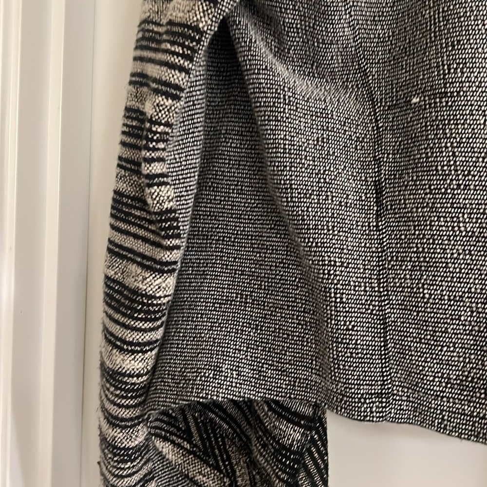 Lucky Brand Woman's Extra Small Cardigan Sweater Black Gray - Picture 9 of 10